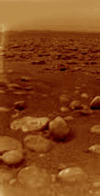 Het oppervlak van Titan